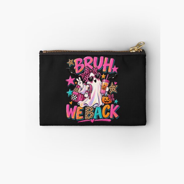 Item preview, Bruh We Back Ghost - Coquette Halloween Back to School Design designed and sold by Lozarux.