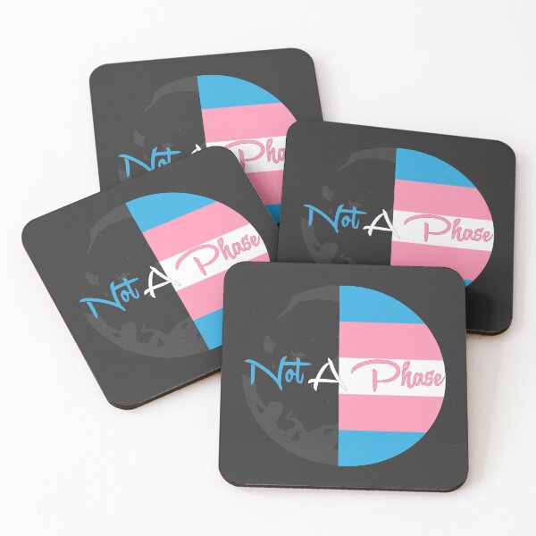 Item preview, Not A Phase Trans Pride Flag Circle Graphic designed and sold by EchoPrint Co..