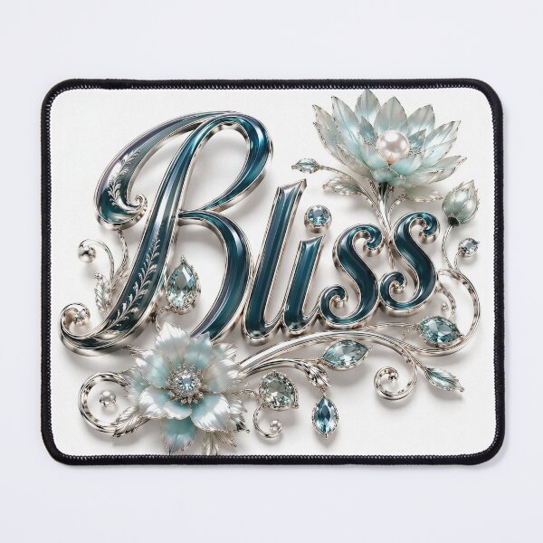 Item preview, 3D Jewelry​ Bliss Typography​ designed and sold by Adisak-designs.