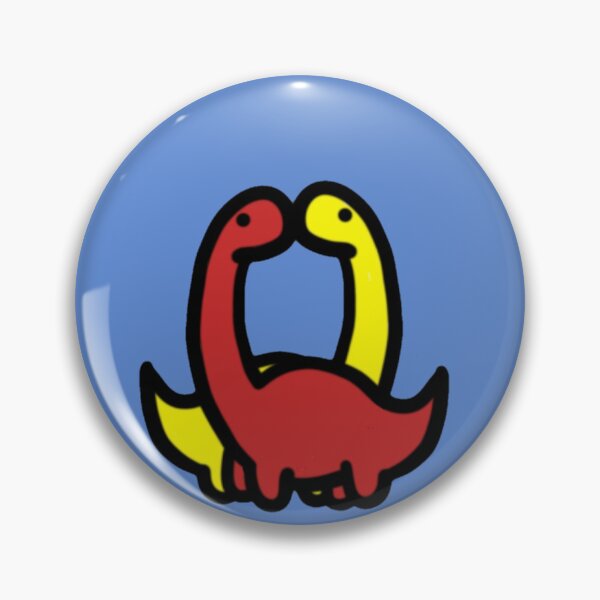 Item preview, Dino Pair (Ketchup and Mustard) designed and sold by LynkPlaysGames.