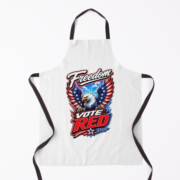 Item preview, Freedom Vote Red Patriotic Eagle – American Flag USA Election Patriot designed and sold by WLHmedia.com .