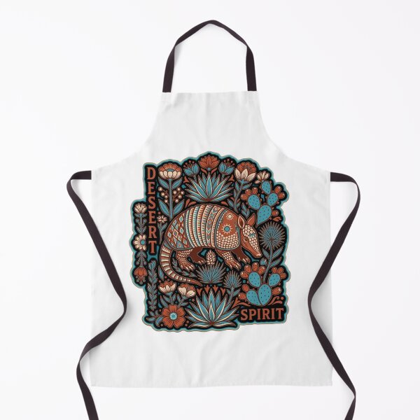 Item preview, Desert Spirit – Southwestern Armadillo Boho Folk Art Illustration designed and sold by NeonSketch Lab.