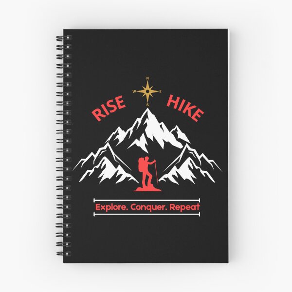 Item preview, Rise And Hike Mountain Compass Emblem designed and sold by SteCreator.