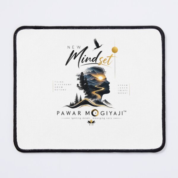 Item preview, New Mindset Mountain Path Silhouette Art designed and sold by Pawar1999.