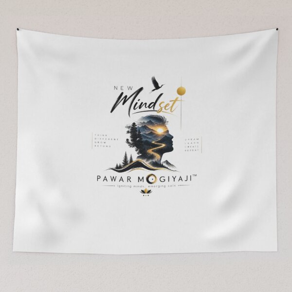Item preview, New Mindset Mountain Path Silhouette Art designed and sold by Pawar1999.