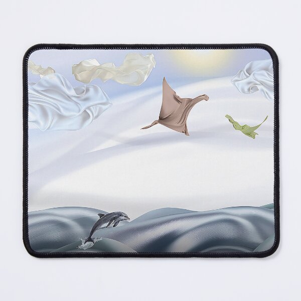 Item preview, Surreal dolphin ocean scene designed and sold by Agnisherl.