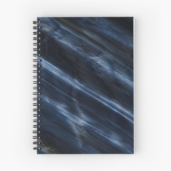 Item preview, Hawk Eye Quartz Gemstone Texture in Midnight Navy Blue and Black with Silky Fibrous Bands, Dark Mineral Pattern and Moody Natural Stone Aesthetic designed and sold by SurfaceCraft Studio.