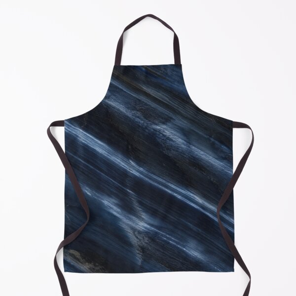 Item preview, Hawk Eye Quartz Gemstone Texture in Midnight Navy Blue and Black with Silky Fibrous Bands, Dark Mineral Pattern and Moody Natural Stone Aesthetic designed and sold by SurfaceCraft Studio.