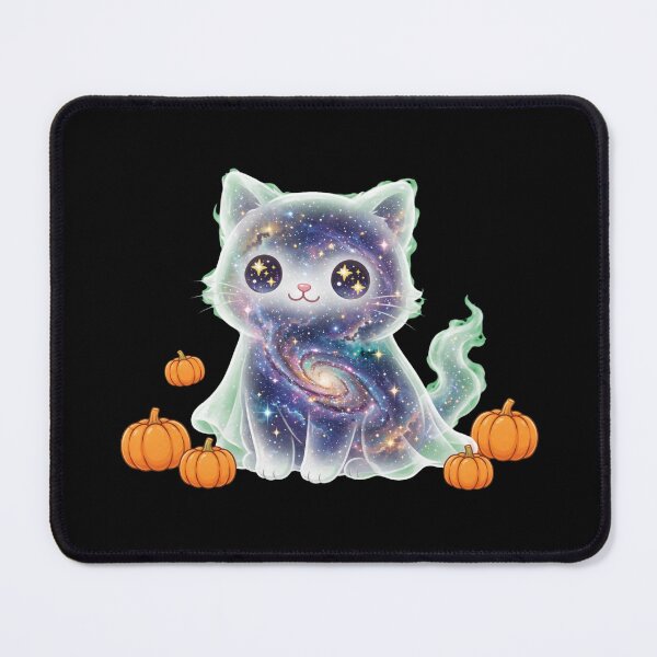 Item preview, Ghost Galaxy Cat - Cute Spooky Transparent Ghost Kitten - Halloween Boo Cat designed and sold by PrettyCrypt.