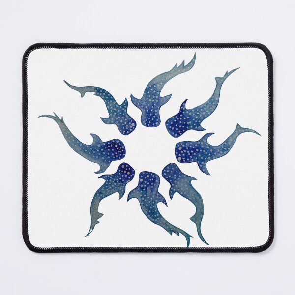 Item preview, Whale Sharks Meeting Watercolor  designed and sold by KakiDimock.