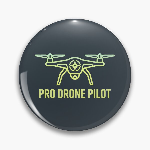 Item preview, Pro Drone Pilot Neon Lime Compass Quadcopter Minimalist designed and sold by KiwiRider.