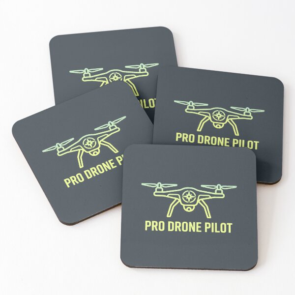 Item preview, Pro Drone Pilot Neon Lime Compass Quadcopter Minimalist designed and sold by KiwiRider.
