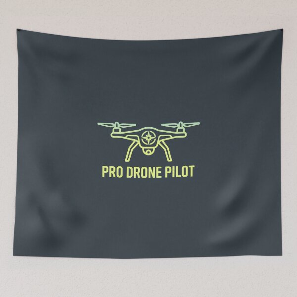Item preview, Pro Drone Pilot Neon Lime Compass Quadcopter Minimalist designed and sold by KiwiRider.
