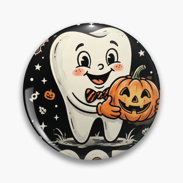 Item preview, Sweet Tooth Club - Retro Halloween Dental Pun Design designed and sold by w66aboo.