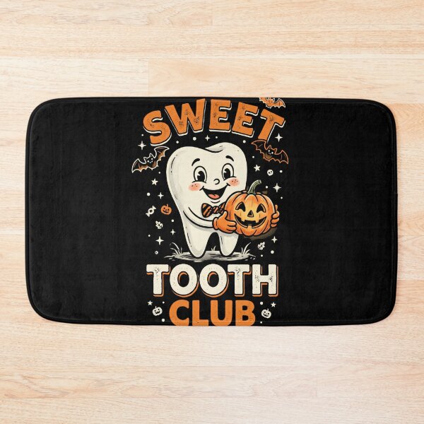 Item preview, Sweet Tooth Club - Retro Halloween Dental Pun Design designed and sold by w66aboo.