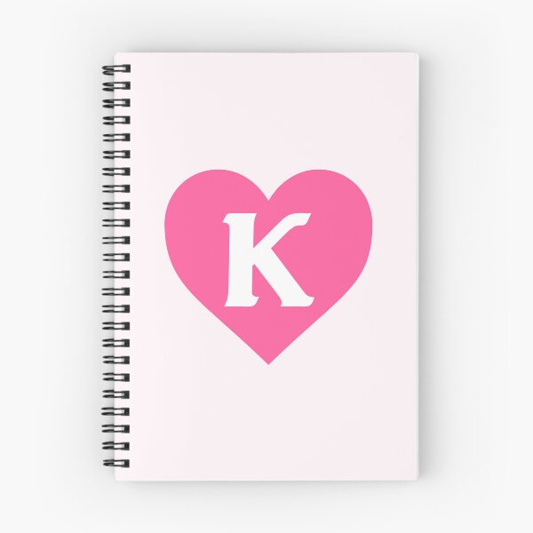 Item preview, Alphabet Letter K Pink Heart designed and sold by Jeallan Designs.