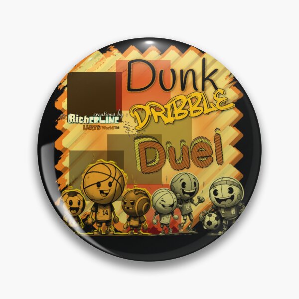 Item preview,  Dunk, Dribble, Duel™ - The Court of Misfit Balls  designed and sold by Creations by Richerline of IARTDWORLD™.