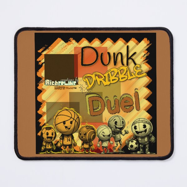 Item preview, Dunk, Dribble, Duel™ - The Court of Misfit Balls designed and sold by Creations by Richerline of IARTDWORLD™.