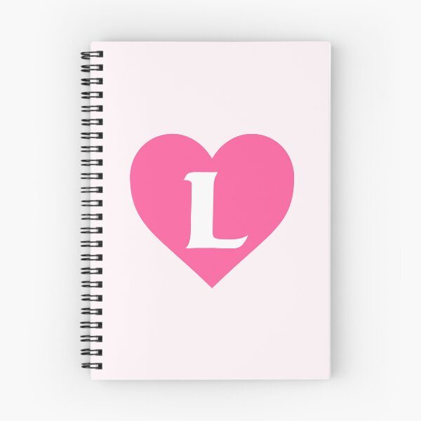 Item preview, Alphabet Letter L Pink Heart designed and sold by Jeallan Designs.