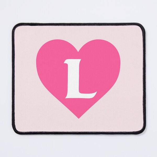 Item preview, Alphabet Letter L Pink Heart designed and sold by Jeallan Designs.