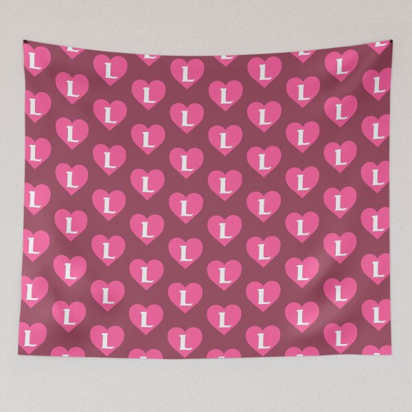 Item preview, Alphabet Letter L Pink Heart designed and sold by Jeallan Designs.