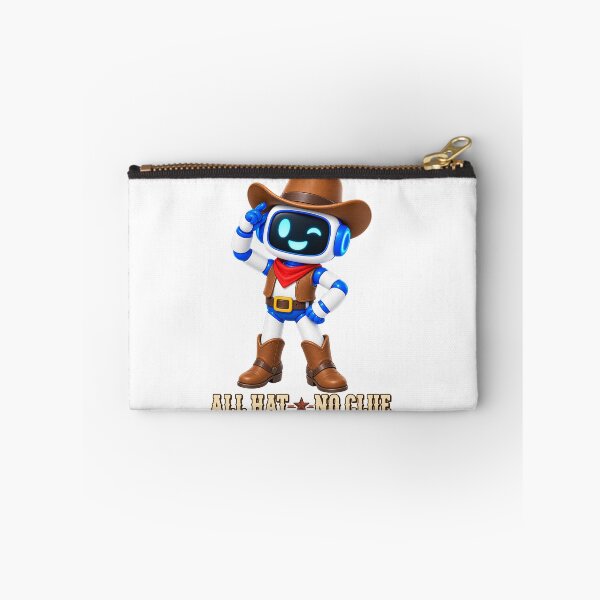 Item preview, Chatty SqueezBot. All Hat. No Clue. designed and sold by BSCI Designs.