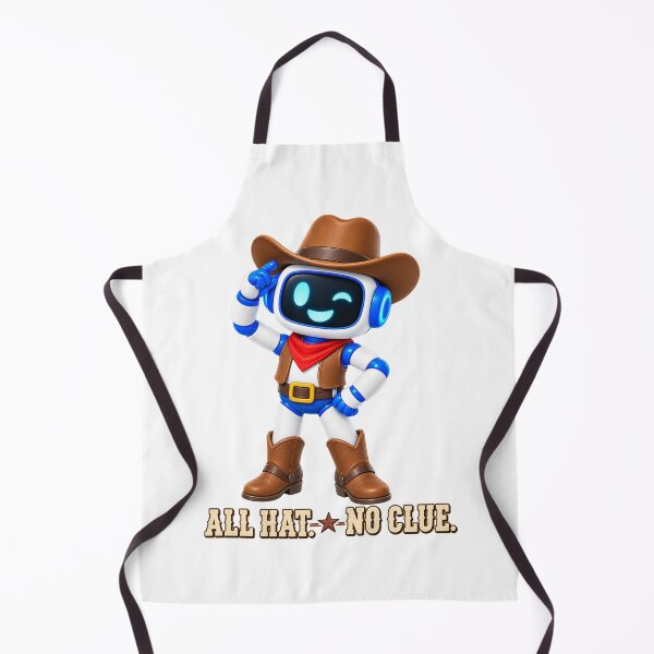 Item preview, Chatty SqueezBot. All Hat. No Clue. designed and sold by BSCI Designs.
