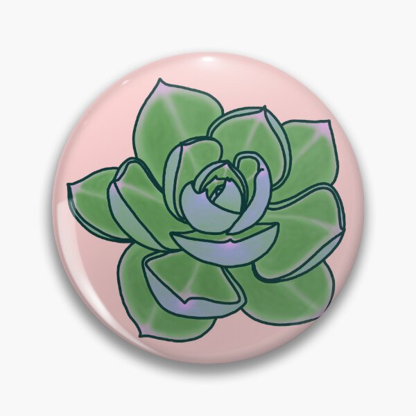Item preview, Pretty echevaria. designed and sold by WILDCARDARTCO.