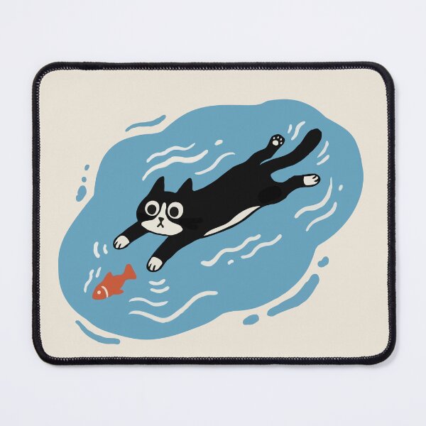 Item preview, Chasing Goldfish Cat designed and sold by Gkinoki.