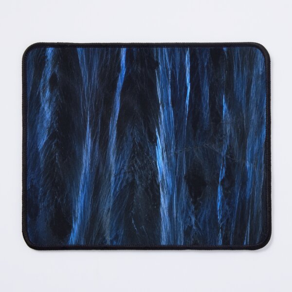 Item preview, Hawk Eye Quartz Gemstone Texture with Deep Cobalt Blue Fibers and Striking Vertical Crystal Formation designed and sold by SurfaceCraft Studio.
