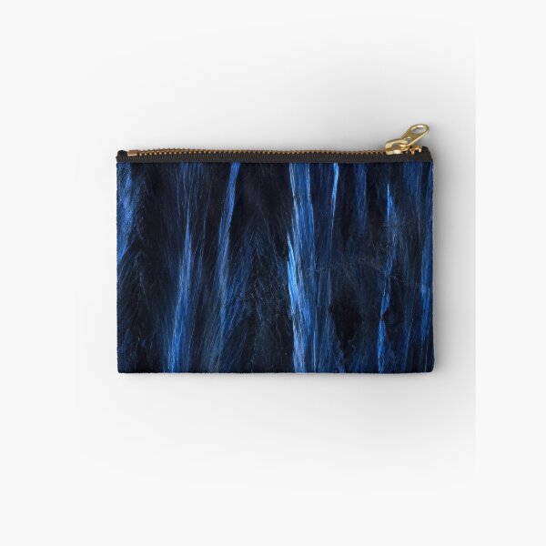 Item preview, Hawk Eye Quartz Gemstone Texture with Deep Cobalt Blue Fibers and Striking Vertical Crystal Formation designed and sold by SurfaceCraft Studio.