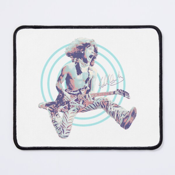 Item preview, Van Halen Classic Jumping Silhouette Signature - Iconic Rock Band Graphic Art ⭐⭐⭐⭐⭐ designed and sold by EBCdisign21.