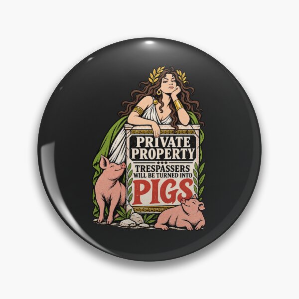 Item preview, The Intruders Will Be Turned into Pigs – Circe Greek Mythology designed and sold by yayor.