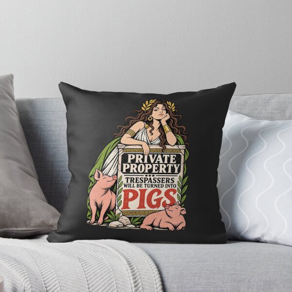 Item preview, The Intruders Will Be Turned into Pigs – Circe Greek Mythology designed and sold by yayor.
