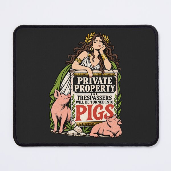 Item preview, The Intruders Will Be Turned into Pigs – Circe Greek Mythology designed and sold by yayor.