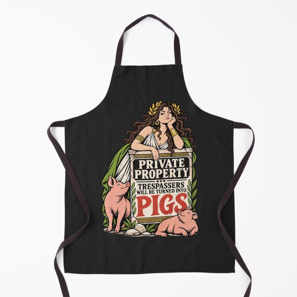 Item preview, The Intruders Will Be Turned into Pigs – Circe Greek Mythology designed and sold by yayor.