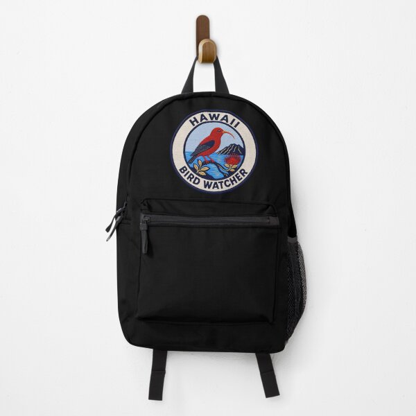 Item preview, Hawaii Bird Watcher ʻIʻiwi Honeycreeper Volcano Patch designed and sold by The-Drip-Studio.
