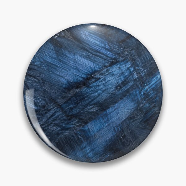 Item preview, Hawk Eye Quartz Gemstone Texture with Electric Blue Fibrous Crystal Bands and Dark Midnight Mineral Pattern designed and sold by SurfaceCraft Studio.