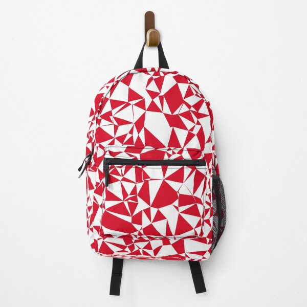 Item preview, Canada Red & White Triangular Mosaic Pattern Design designed and sold by DymondDesigns.