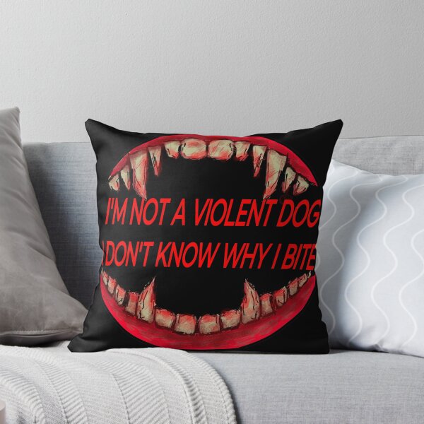 Item preview, I DON'T KNOW WHY I BITE - Dog art designed and sold by edenpvl.