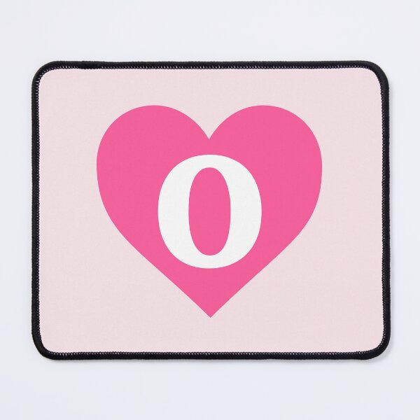 Item preview, Alphabet Letter O Pink Heart designed and sold by Jeallan Designs.