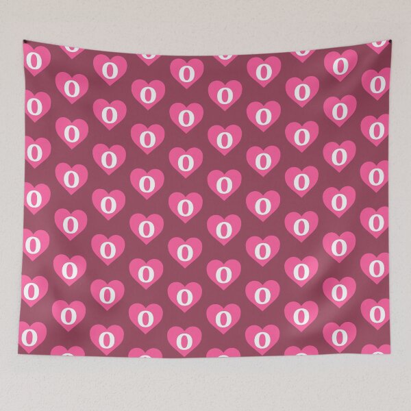 Item preview, Alphabet Letter O Pink Heart designed and sold by Jeallan Designs.