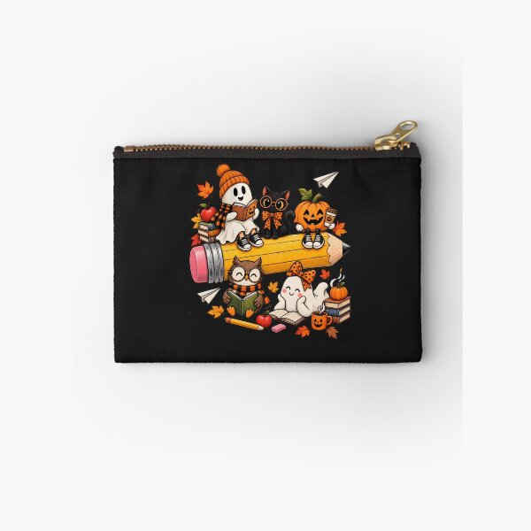Item preview, Halloween Teacher - Cute Ghost Owl Pumpkin Pencil Fall Design designed and sold by Lozarux.