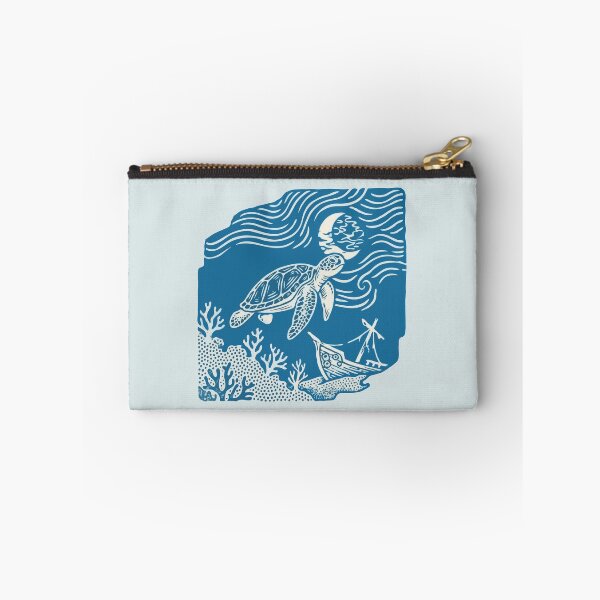 Item preview, Deep Ocean Turtle Coral Reef designed and sold by Gkinoki.