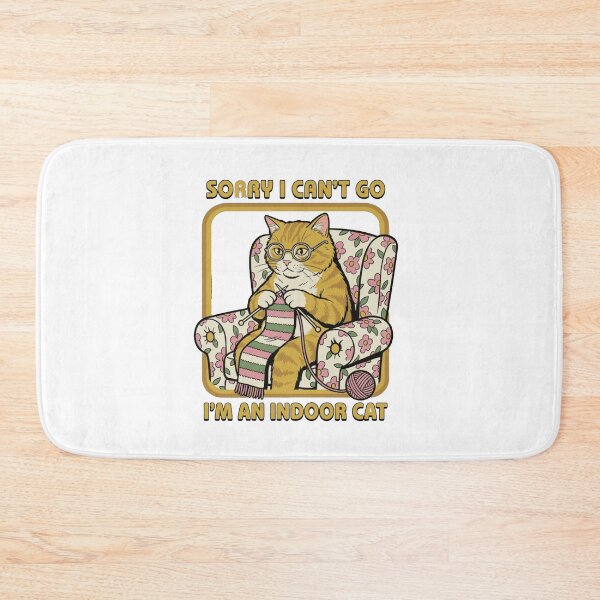 Item preview, Sorry I Can't Go I'm an Indoor Cat Funny Cat designed and sold by roartusa.