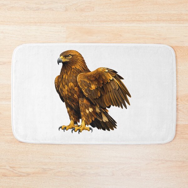 Item preview, Majestic Golden Eagle Illustration designed and sold by AmirArtisanVibe.