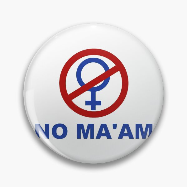 Item preview,  No Ma'am Retro Logo designed and sold by cuncung33.