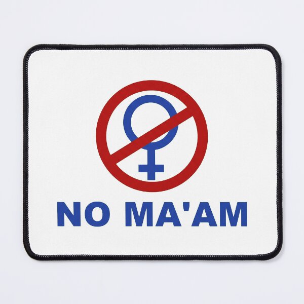 Item preview, No Ma'am Retro Logo designed and sold by cuncung33.