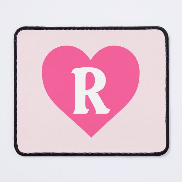 Item preview, Alphabet Letter R Pink Heart designed and sold by Jeallan Designs.
