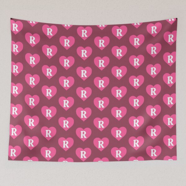 Item preview, Alphabet Letter R Pink Heart designed and sold by Jeallan Designs.